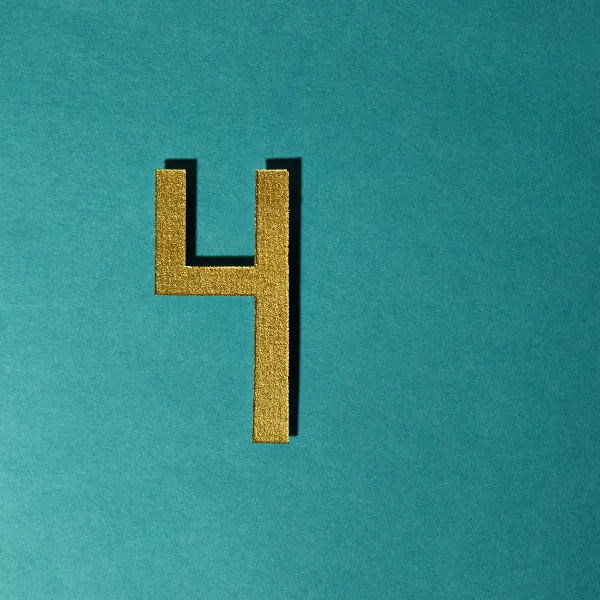 Αριθμολογία προσωπικός αριθμός 4