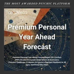 Premium Personal Year Ahead Forecast - Ετήσια Αστρολογική Πρόβλεψη - Solar Return Report - TarotVista Elite Team