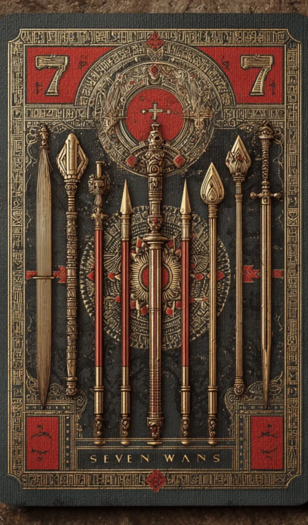 Επτά μπαστουνι κάρτα ταρώ σημασία και ερμηνεία