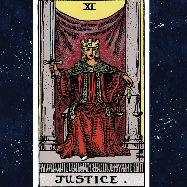 Η Δικαιοσύνη κάρτα ταρώ σημασία και ερμηνεία