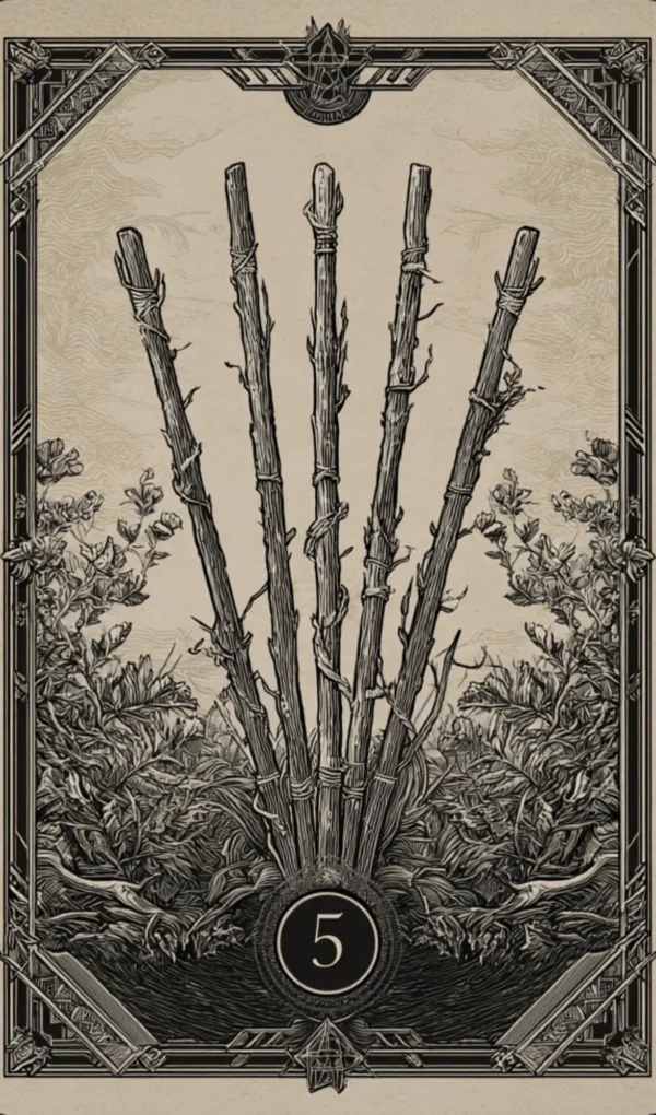 Πέντε μπαστουνι κάρτα ταρώ σημασία και ερμηνεία