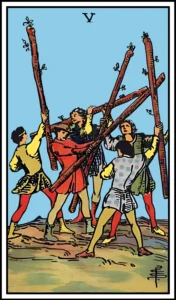 Πέντε μπαστουνι κάρτα ταρώ σημασία και ερμηνεία