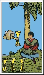 Τέσσερα κούπα κάρτα ταρώ σημασία και ερμηνεία